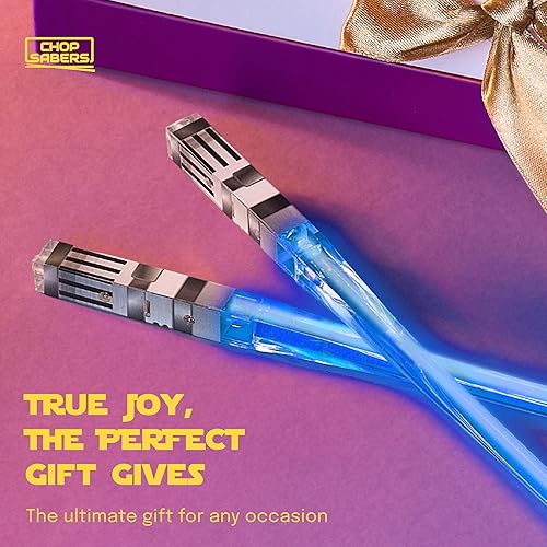 Miniatura 7 de LIGHTSABER CHOPSTICKS LIGHT UP STAR WARS LED Glowing Light Saber Chop Sticks REUSABLE Sushi Lightup Sabers - 8 COLOR MODES 1 Pair