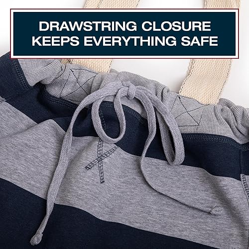 Miniatura 5 de MV Sport Pro-Weave Bolsa de viaje grande de forro polar para uso diario con cordones de tracción, talla única