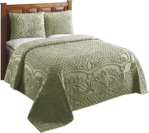 Miniatura 2 de Better Trends - La colección Trevor es super suave y ligera en el diseño de medallón 100% de algodón acolchado único y lujoso que se puede lavar en