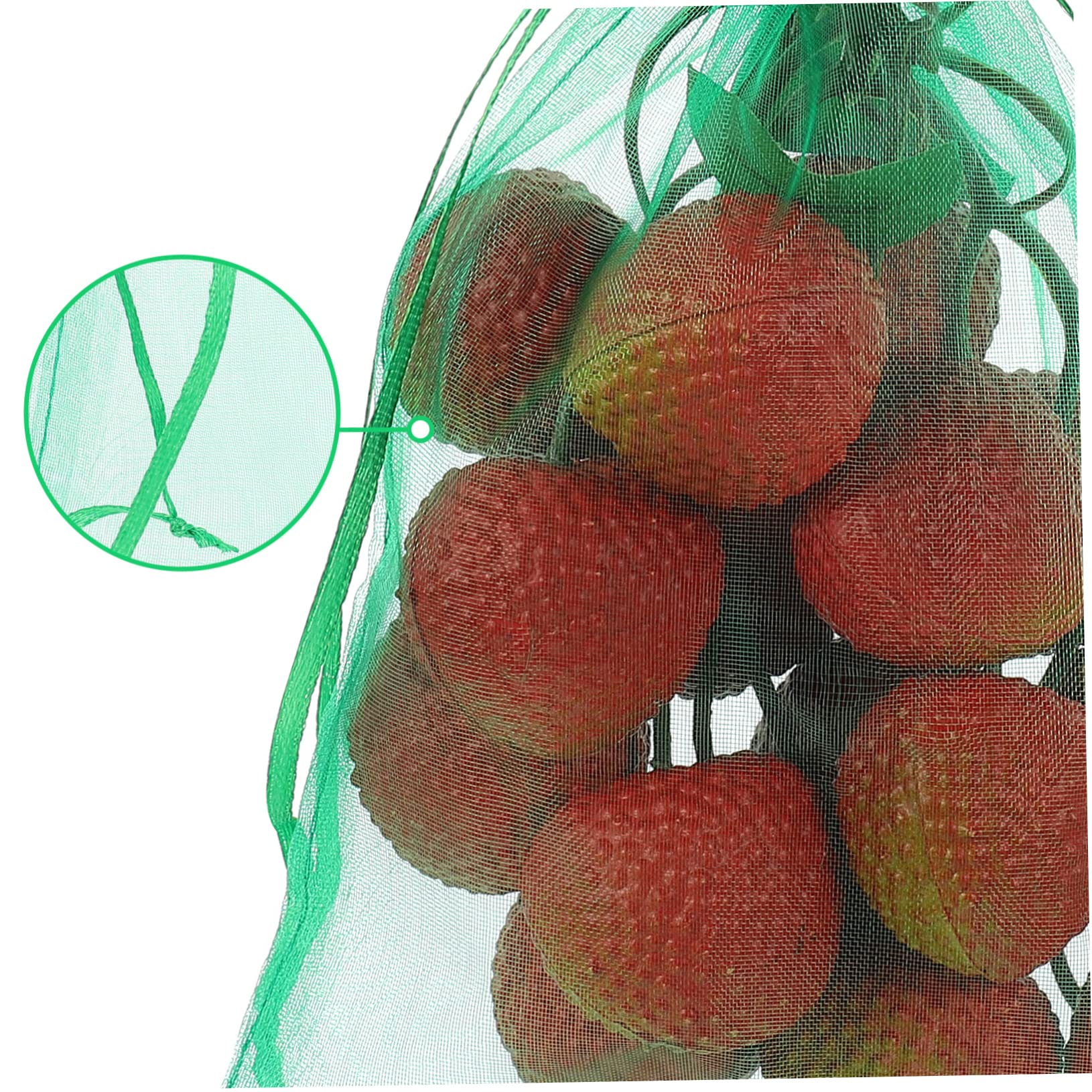 Didiseaon 50piezas Bolsas Protectoras De Frutas para Jardín Malla De Protección contra Pájaros y Moscas para Cultivo De Fresas y Uvas