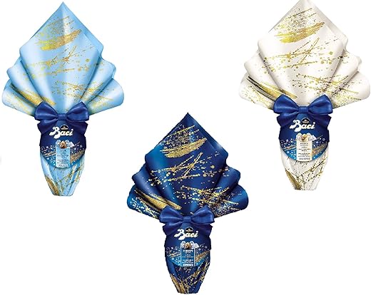 Zeus Party - Box Perugina Uova di Pasqua Cioccolato al Latte Fondente e Cioccolata Bianca in un Unica Offerta 3 Uova da 252g