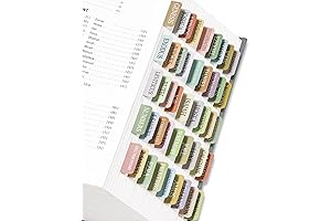 Bible Tabs for Women & Men - Vibrant Boho Style