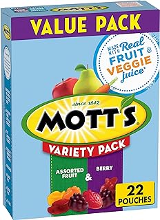 Mott's Assorted Berry Fruit Snacks, Gluten Free, 17.6 oz