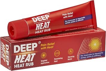 Deep Heat Heat Rub, For Muscular & Rheumatic Aches, Pain and Stiffness, 35g Pack of 1
