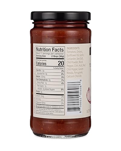 Miniatura 2 de Kalustyan's Salsa masala de tomate, salsa india, salsa de curry – Desde el destino favorito de especias de la ciudad de Nueva York – Salsa de tomate