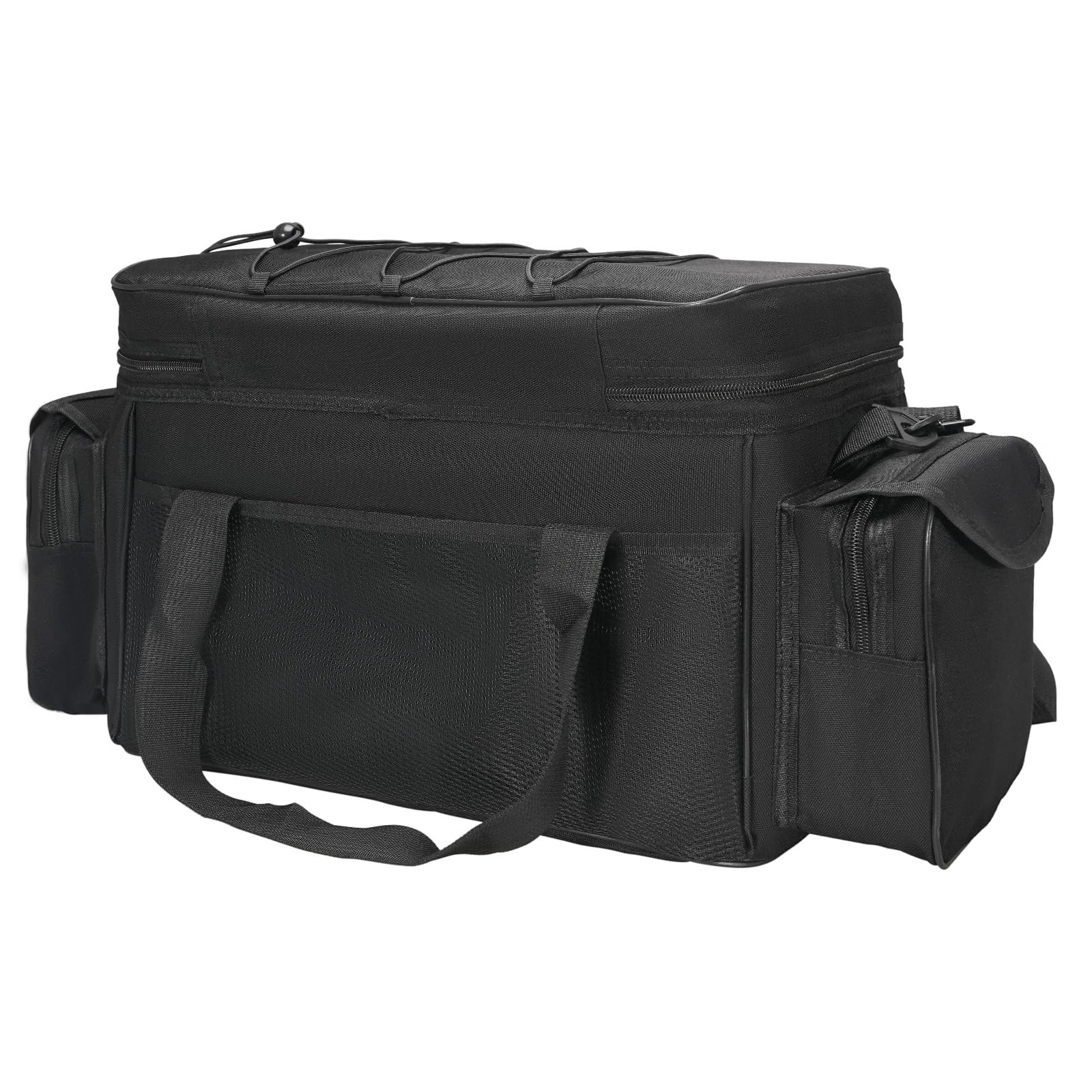 Seaknight Bolsa de pesca de un solo hombro, bolsa de pesca de carpa, bolsa de pesca en el mar, bolsa de camuflaje al aire libre, bolsa de viaje para senderismo, L - Negro, Para exteriores