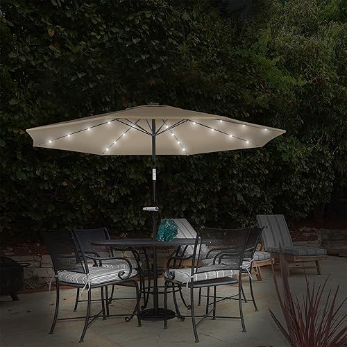 Miniatura 6 de Pure Garden Patio Umbrella with Lights