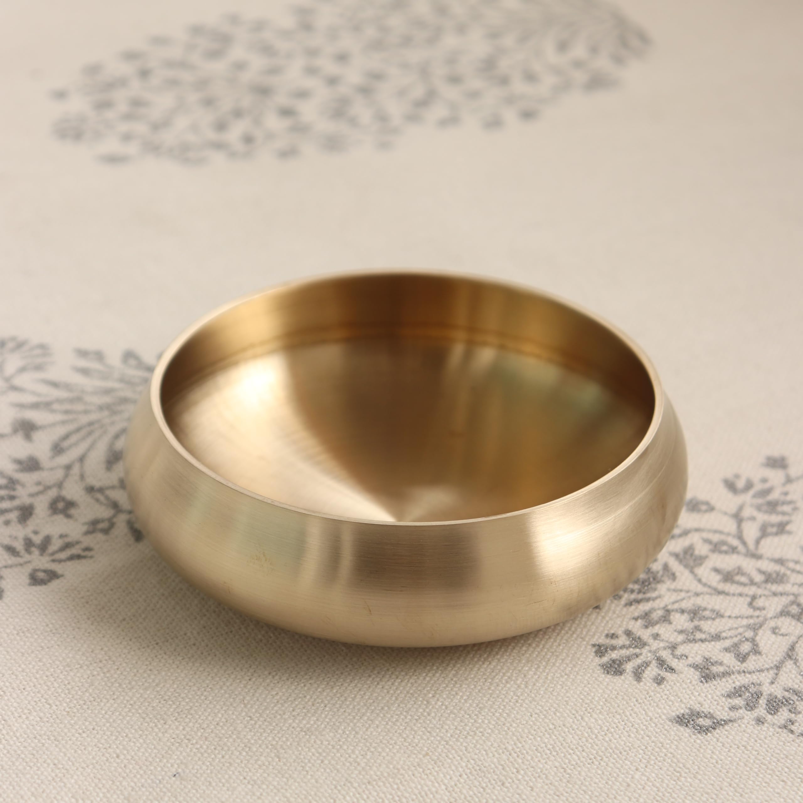 Zishta Kansa Bronze Bowl | Traditional Bela Ideal for Serving Sweets, Dal, Sabji | Pure Tested for Quality, Diameter 11cm, Capacity 200ml, Weight 0.2kg. 1