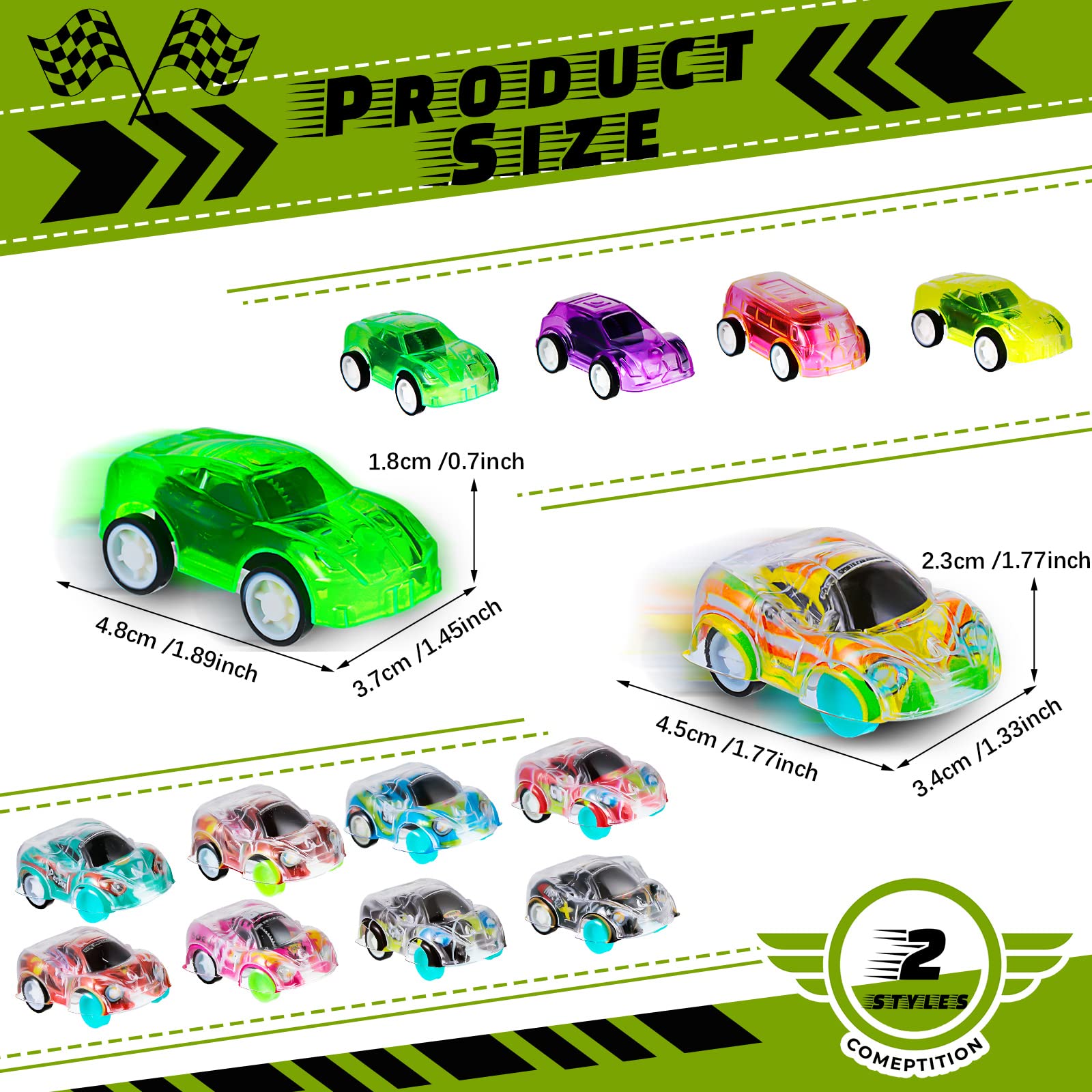 Amazon.co.jp: Leitee プルバックカー ミニカー おもちゃ プラスチック