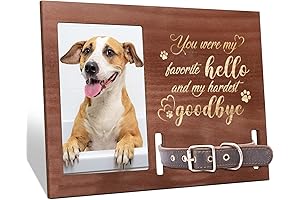 Amyhill Dog Remembrance Photo Frame: Cherished Keepsake for Beloved Pets