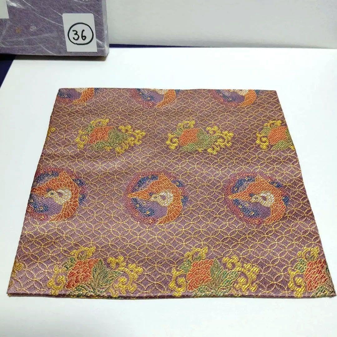 帛紗 紫色の通販は【茶道具のみのる園】 紫色の茶道用古帛紗、36