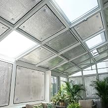 Sun Room Aluminum Foil Privacy Window Film No Glue, Reusable UV Protection Heat Blocking Window Tint, Double Layer Control Sun Protection Cover for Bedroom Skylight33x49in