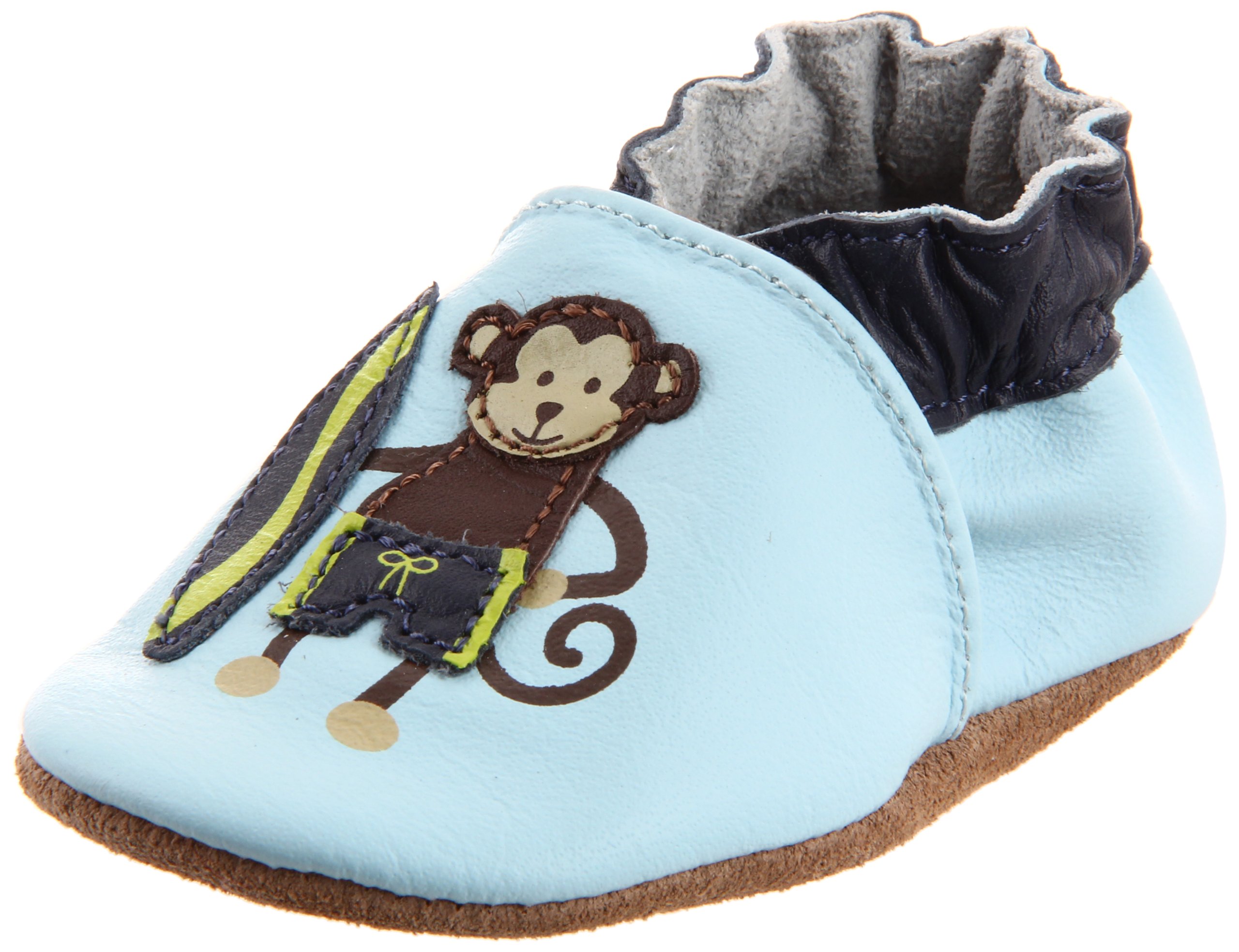 Robeez Soft Soles Surfer Dude Monkey Pre-Walker (Infant/Toddler)