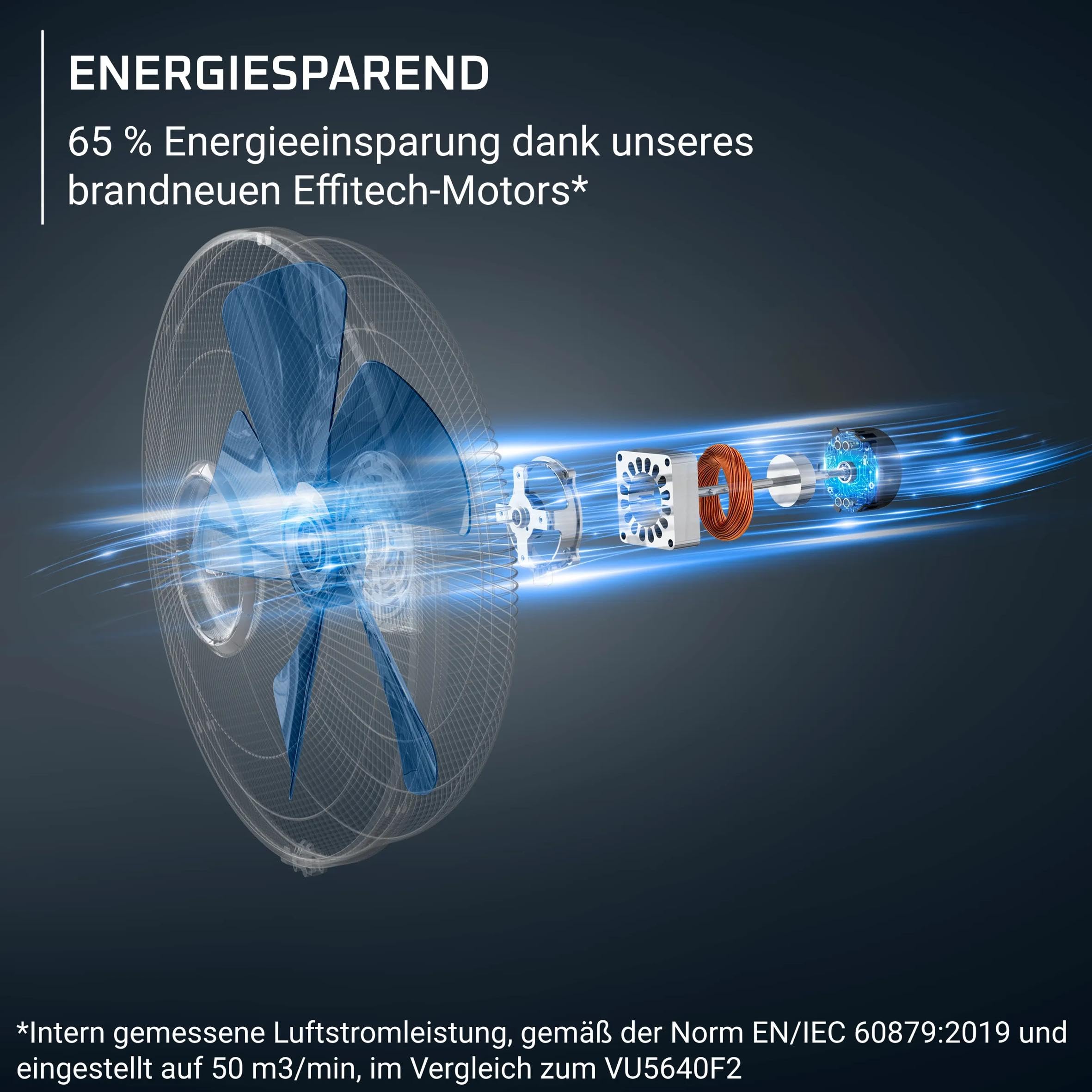 Rowenta Turbo Silence Extreme, Standventilator, leistungsstark, langlebiges Design, energiesparend, VU5677