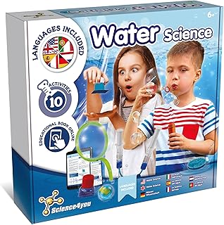 Science4you Water Bubbles Experiment Box - Experiment Box of Water and Make Your Own Soap Bubbles Create Giant Soap Bubbles Set Gift for Children 6 7 8 9+