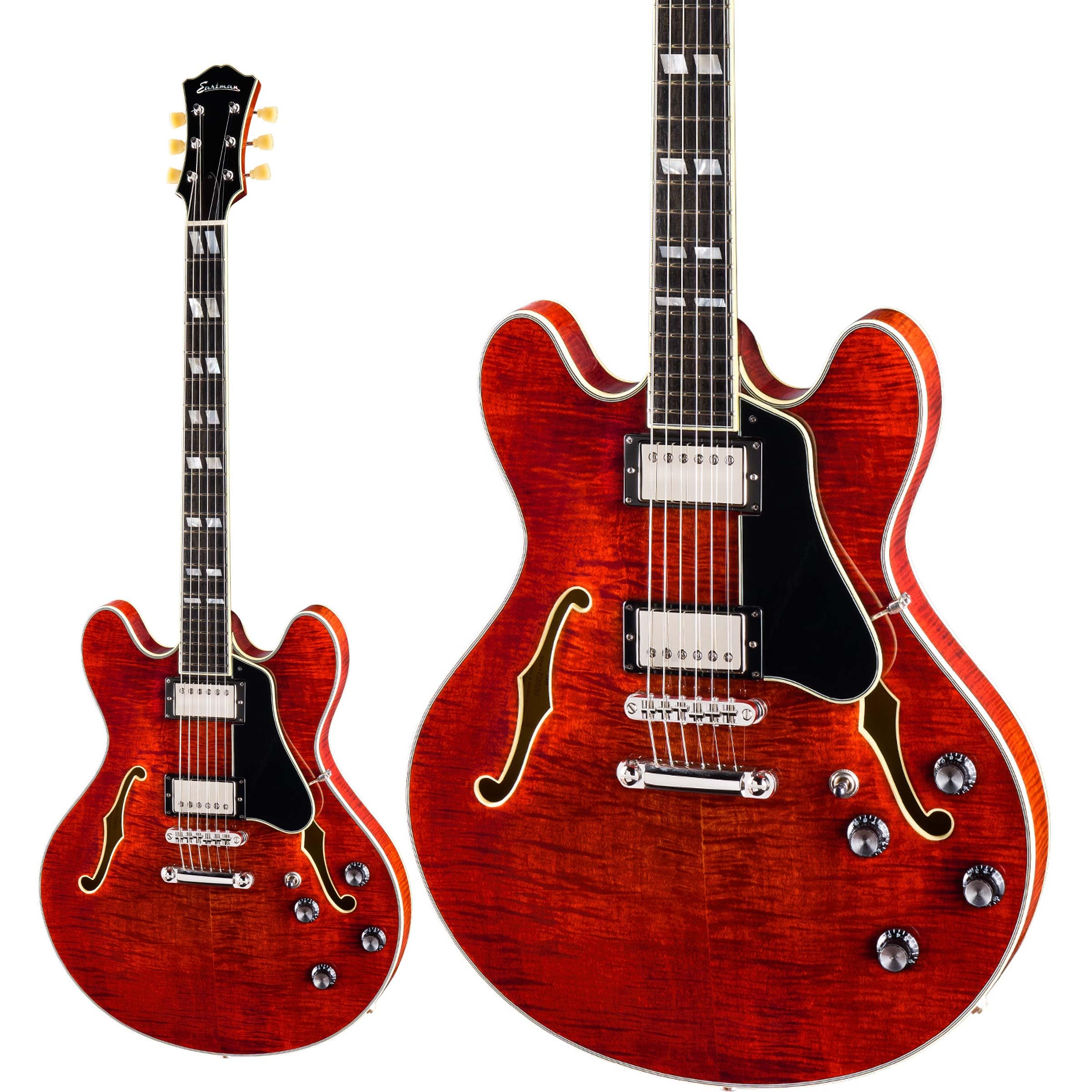Amazon.com: Eastman Guitars T486 Thinline Semi-hollowbody Electric