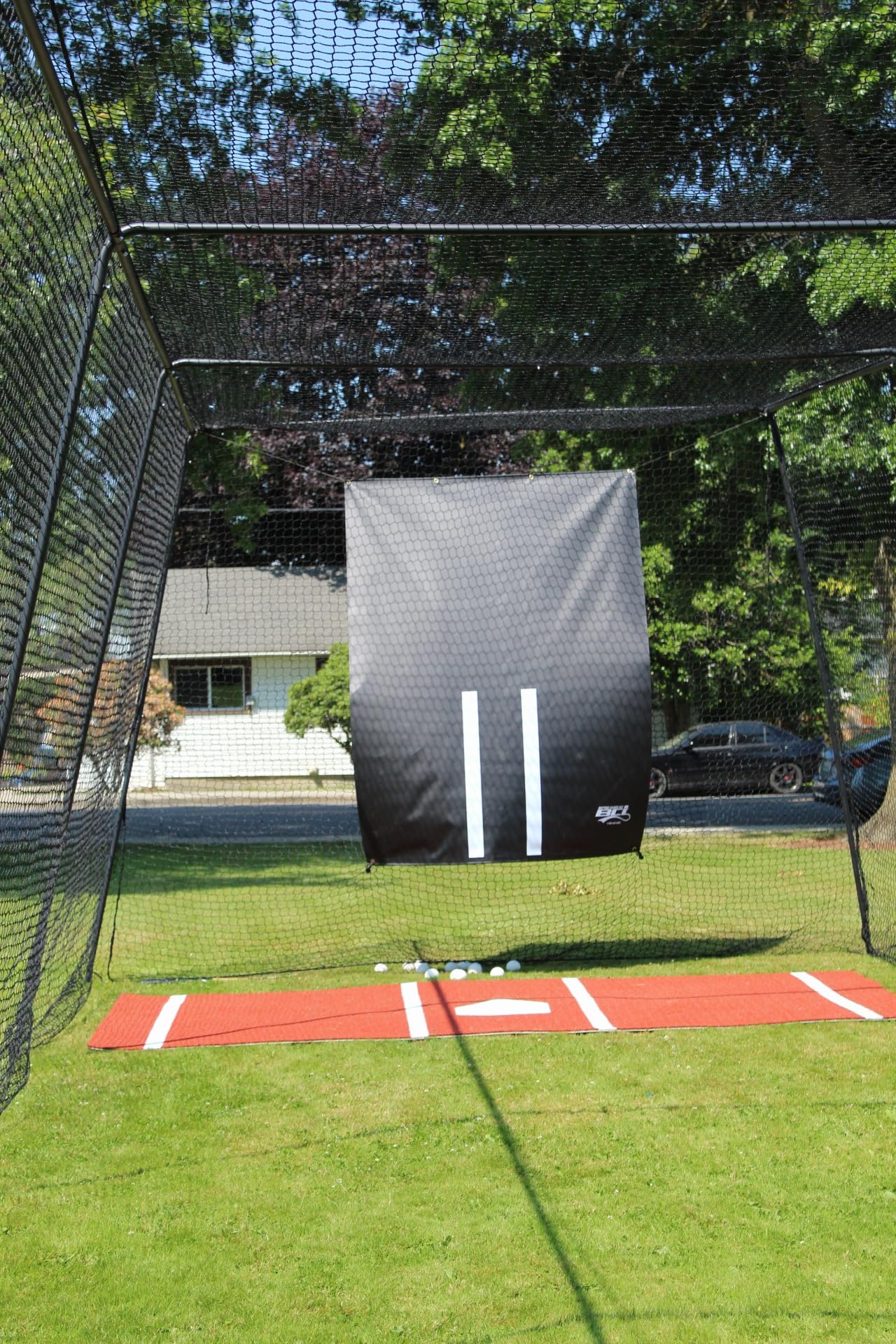 BATTING CAGES INC. BCI Batting Cage Net Backdrop, Baseball and Softball Netting for Hitting and Pitching, 10 x 10 ft