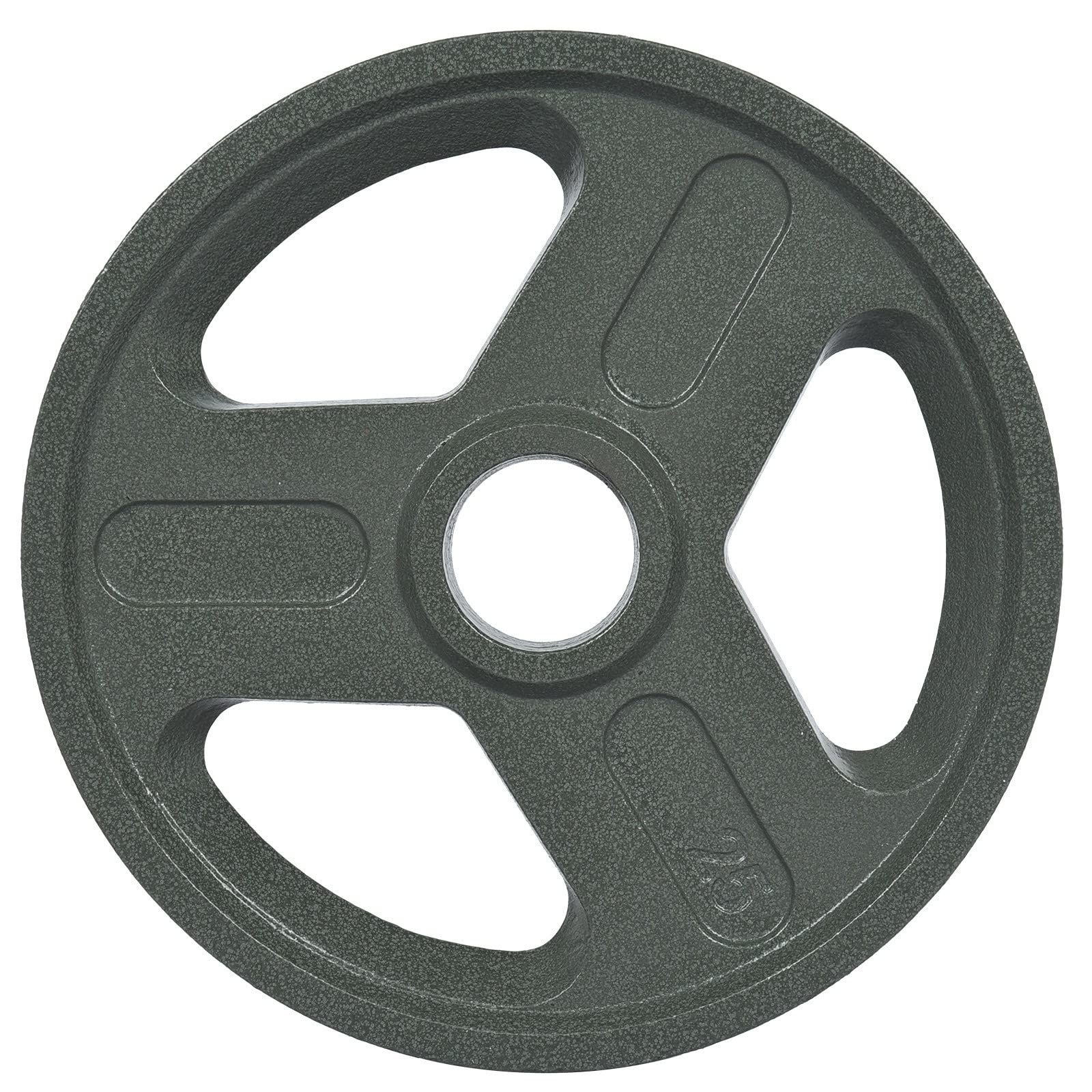 Olympic Weight Plate Set, Free Weights with 2-inch Hole Barbell Plates Barbell Weight Set for Strength Training Weightlifting Weight Loss Home Gym Equipment (25LB Single)