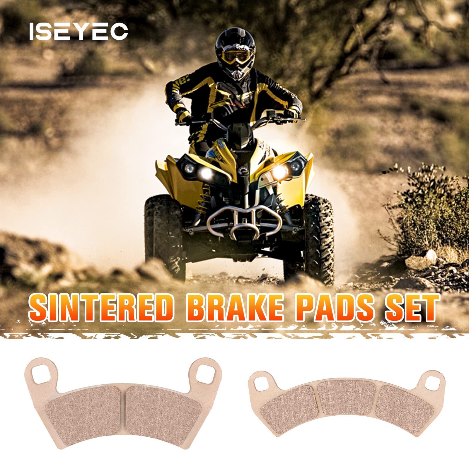 Brake Pads Sintered Fit For Polaris RZR XP Turbo 2016-2020