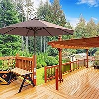 Vista 8 de Soporte para sombrilla de patio, soporte para sombrilla de cubierta al aire libre, 1.75 pulgadas de diámetro en abrazadera de sombrilla de acero