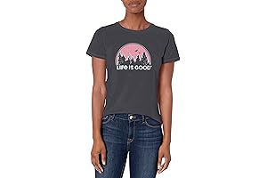 Womens Crusher Long Sleeve Tee Shine On Lighthouse