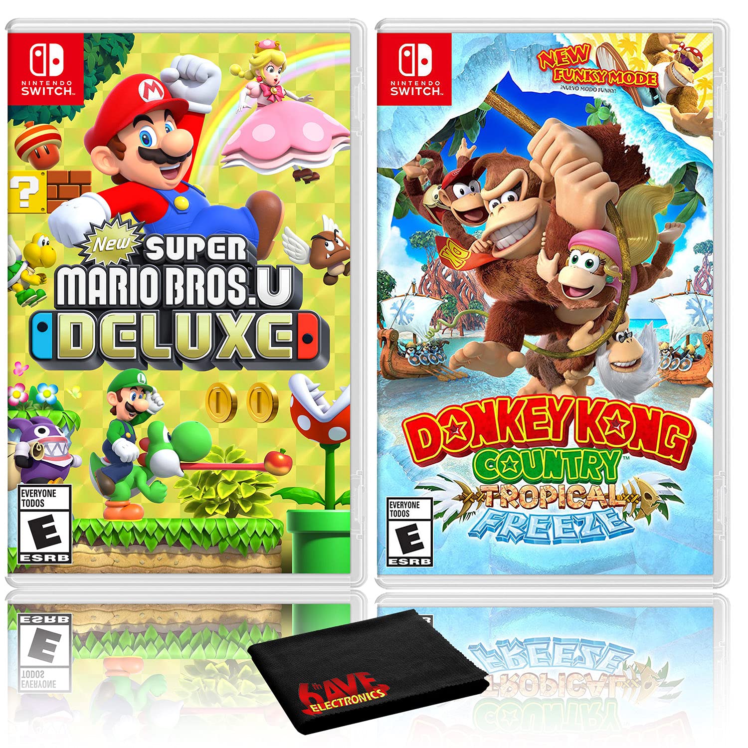 Amazon.com: New Super Mario Bros. U Deluxe + Donkey Kong