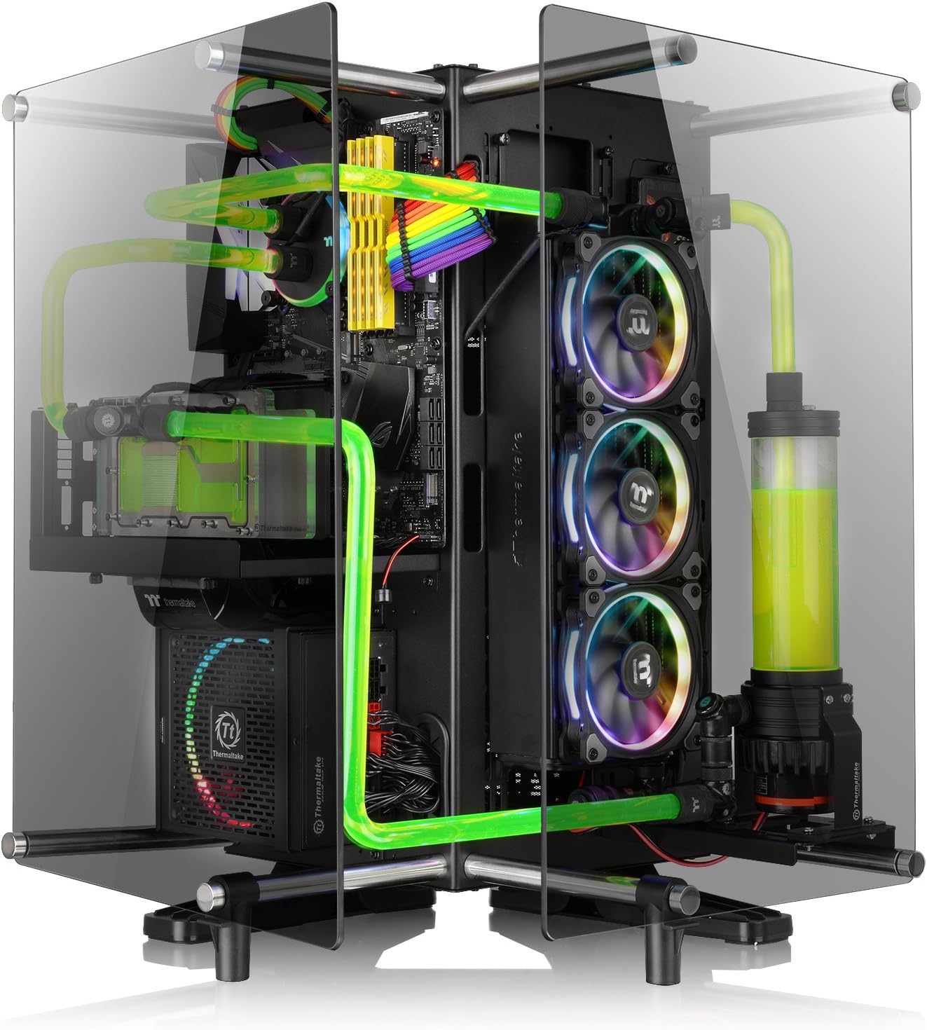 Get Discount 70% Price Thermaltake Core P90 TG Mid Tower Liquid Cooling System - Black Best Deal Cheap 🛒 Thermaltake Core P90 TG Mid Tower Liquid Cooling System - Black