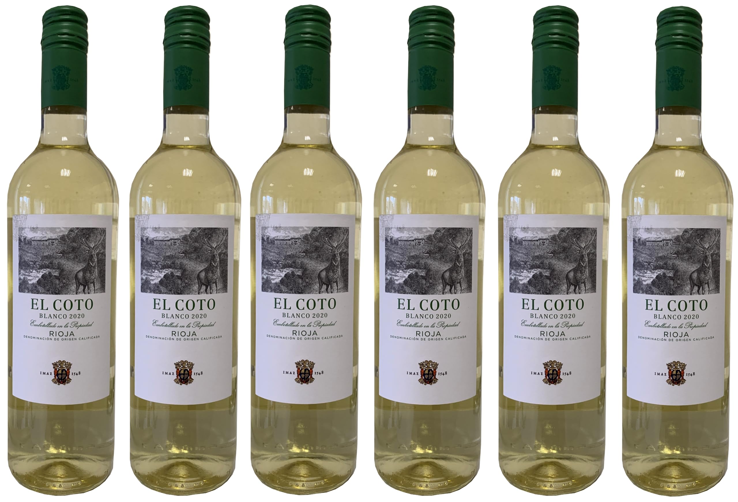 El Coto blanco Rioja DOCa Viura Weißwein Wein Trocken Spanien I FeinWert Paket (6 x 0,75l)