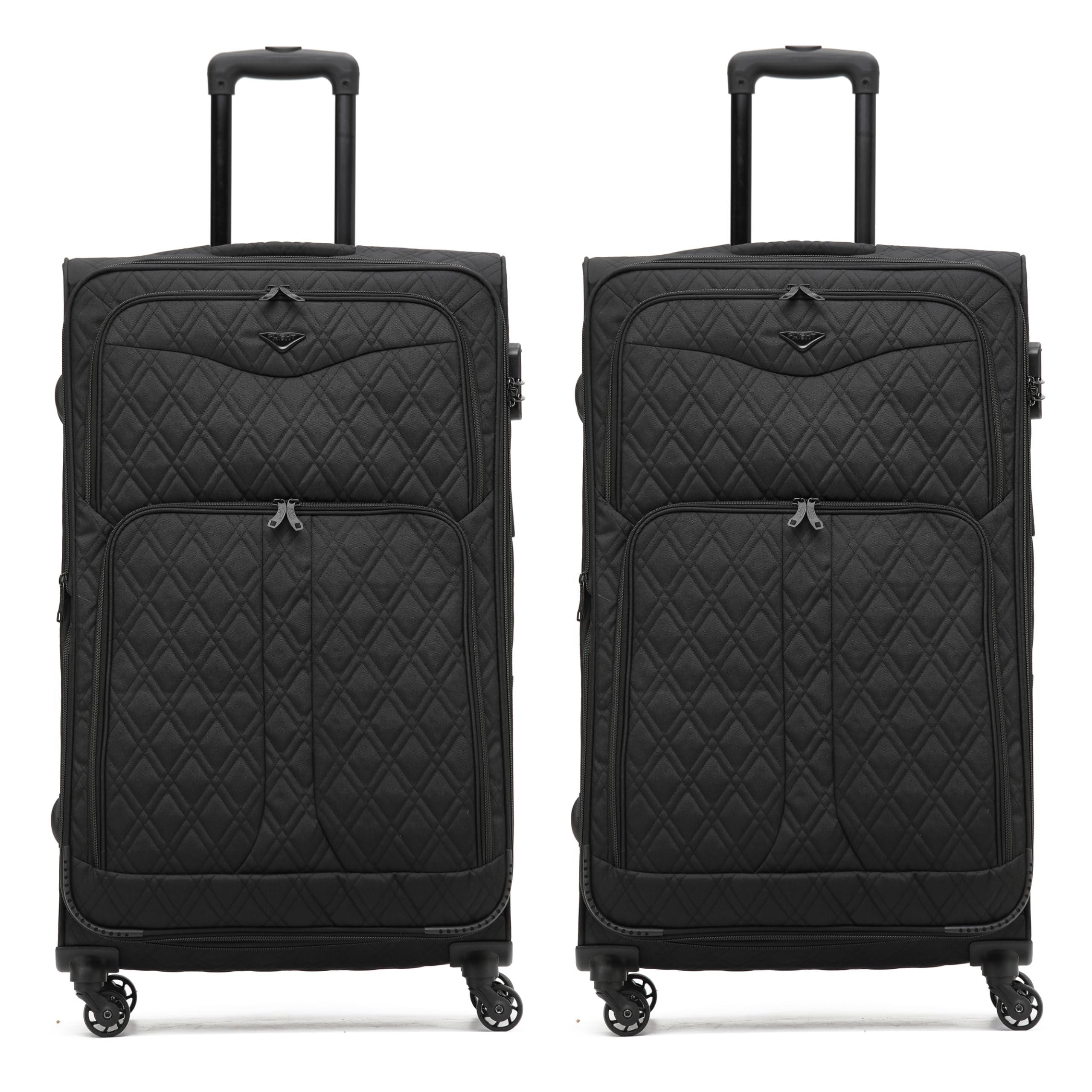 Flight Knight Lightweight 4 Wheel 800D Soft Case Suitcases Anti Crack Cabin & Hold Luggage Options Approved for Over 100 Airlines Including easyJet, BA & Many More! — view 26
