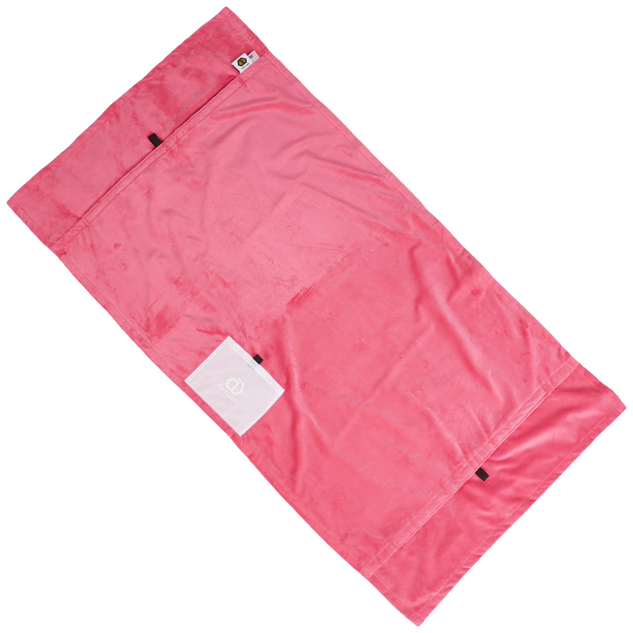 Cart LogicLux Plush Seat Blanket, One Size, Pink