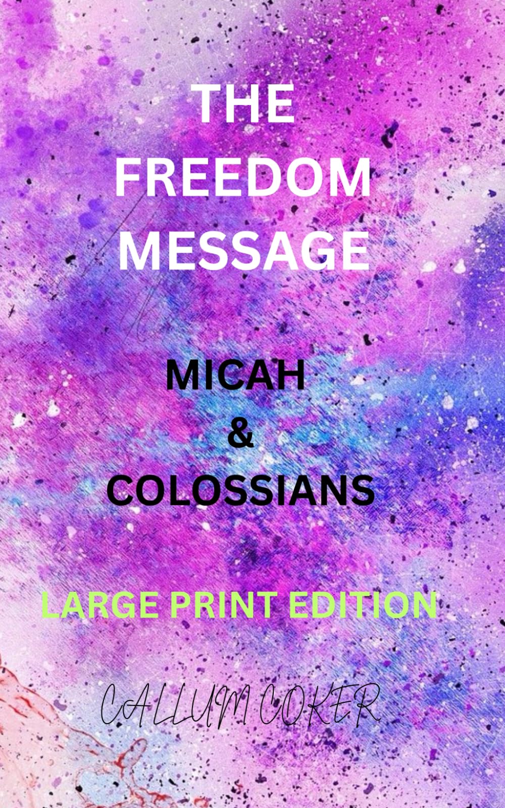 THE FREEDOM MESSAGE: MICAH & COLOSSIANS - LARGE PRINT EDITION