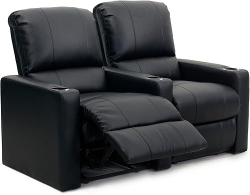 Octane Seating Octane Charger XS300 - Juego de sillón reclinable (2 filas), color negro