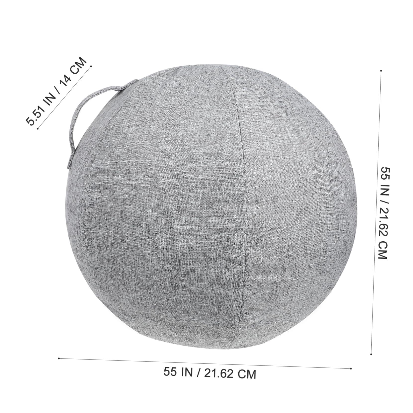 POPETPOP Yoga Balls Cover Breathable Portable Protector Sleeve Static Non Slip Design Easy to Install Washable Reusable for Yoga and