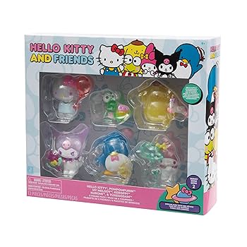 Hello Kitty Zestaw figurek 5 cm – zestaw 6 mini figurek o