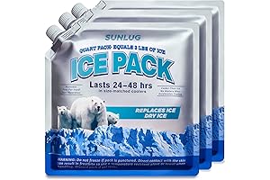 Cooler Ice Packs Reusable Long Lasting Freezer Packs for Coolers