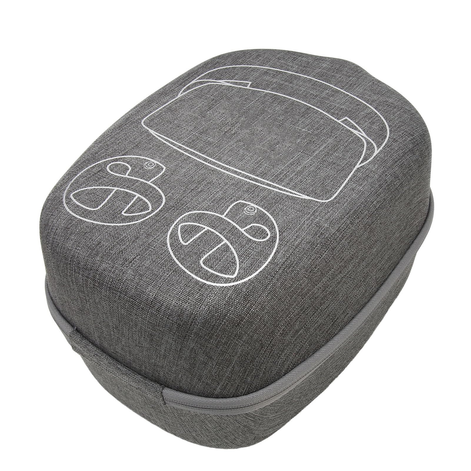 KIMISS Étui de Voyage pour Casque VR, étui de Transport Portable Anti-chute Gris EVA pour PS VR2 avec Couvercle de Protection d'objectif