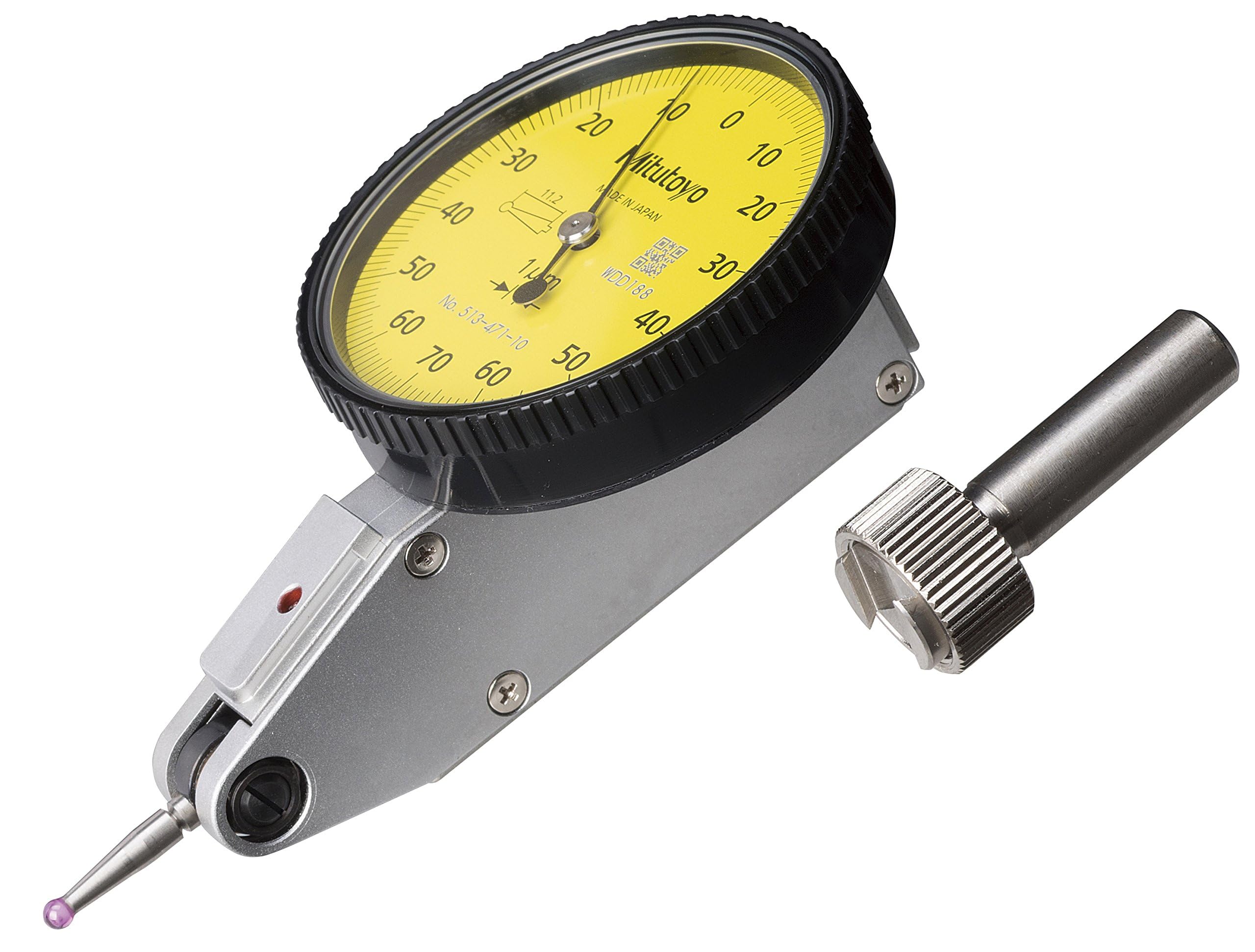 Mitutoyo 513-471-10E - Esfera TI, BAS, STD 0,14 mm, precisión de 1 μm, 0,001 mm, color amarillo (5 unidades)