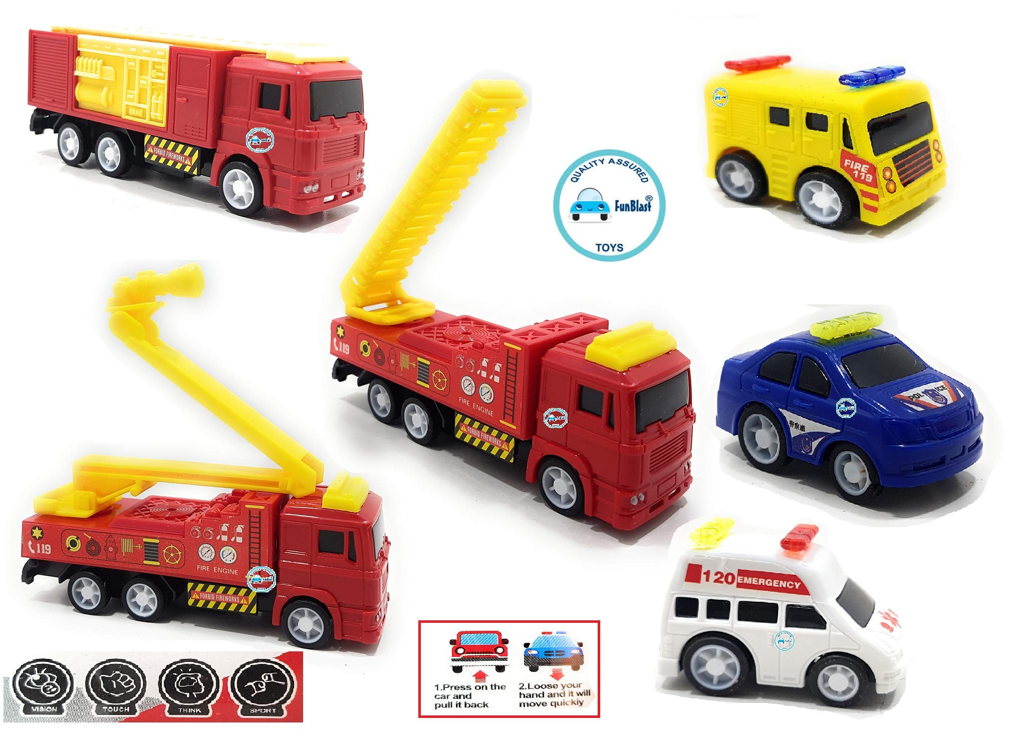 fire rescue toy truck