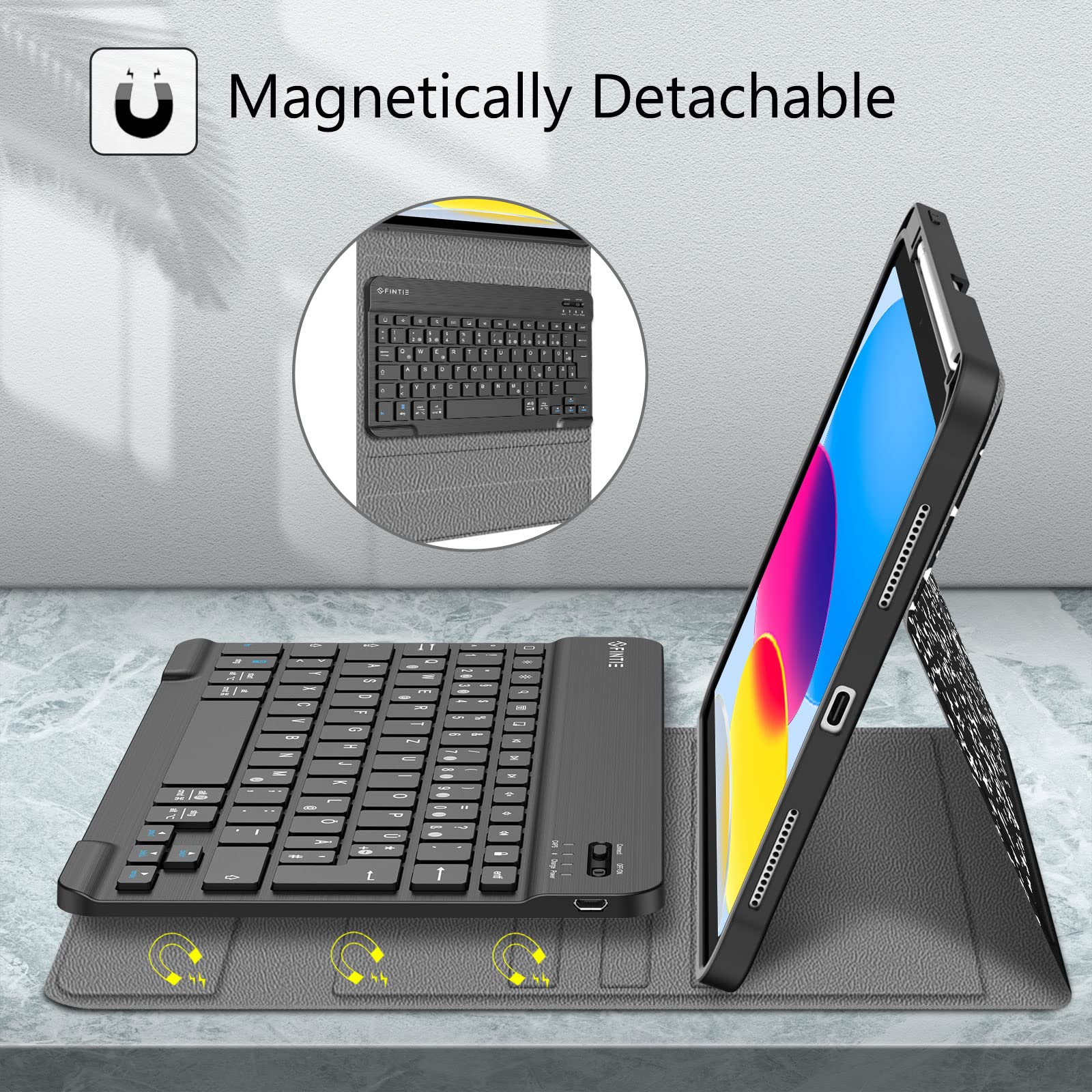 Fintie Hoes voor iPad 10.2 inch 9e Generatie 2021/ 8e Gen. 2020 / 7e