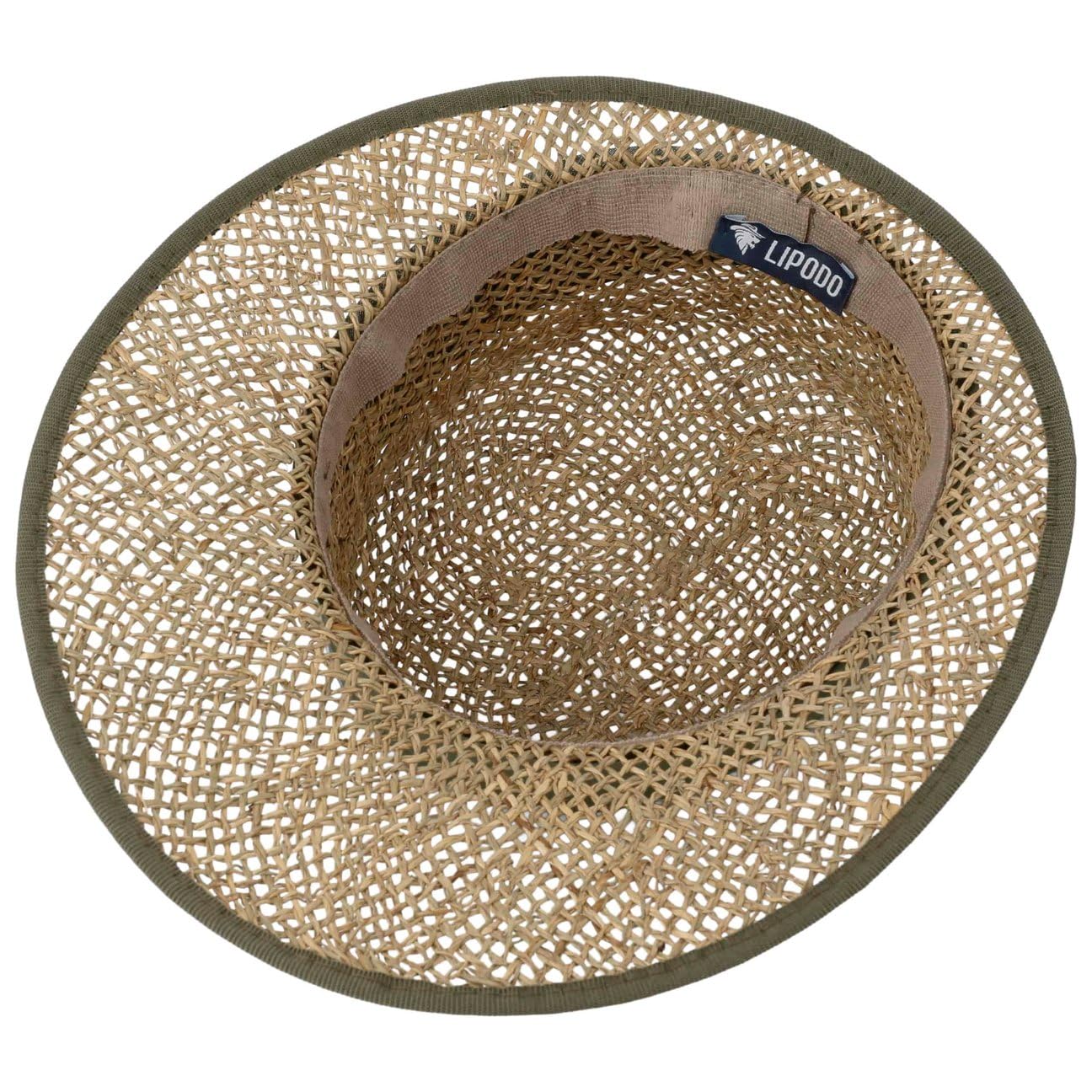 LIPODO Berretto di Paglia Breezy Donna - Made in Italy Cappellino Estivo da Spiaggia Visiera Sole con Primavera/Estate Estate