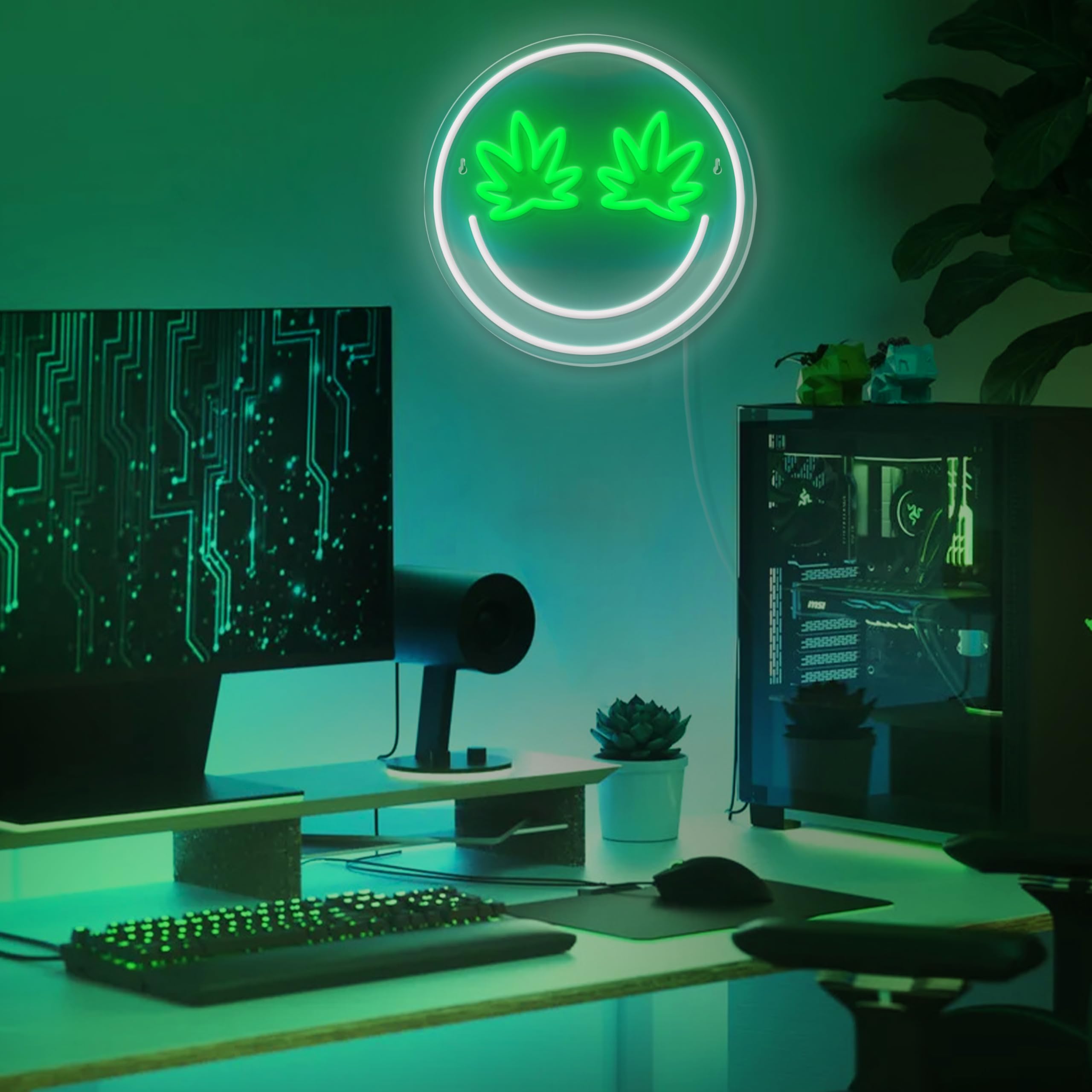 Panneau lumineux néon LED pour décoration murale, alimentation USB pour salle de jeux, bar, cave, club, pub, fête