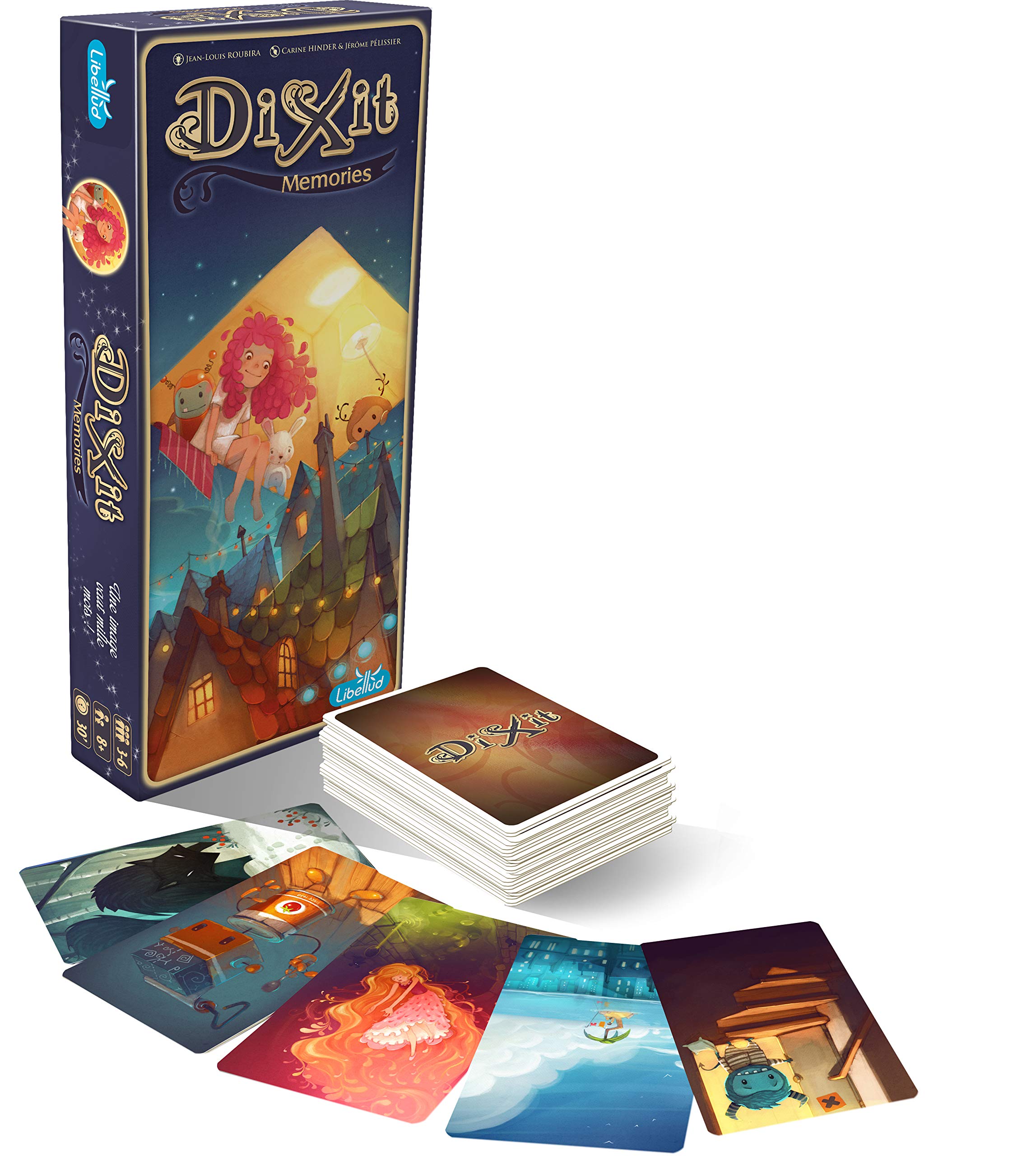 Libellud | Dixit - Extension 2 Memories | Jeu de société | À partir de 8 ans | 3 à 6 joueurs | 30 minutes
