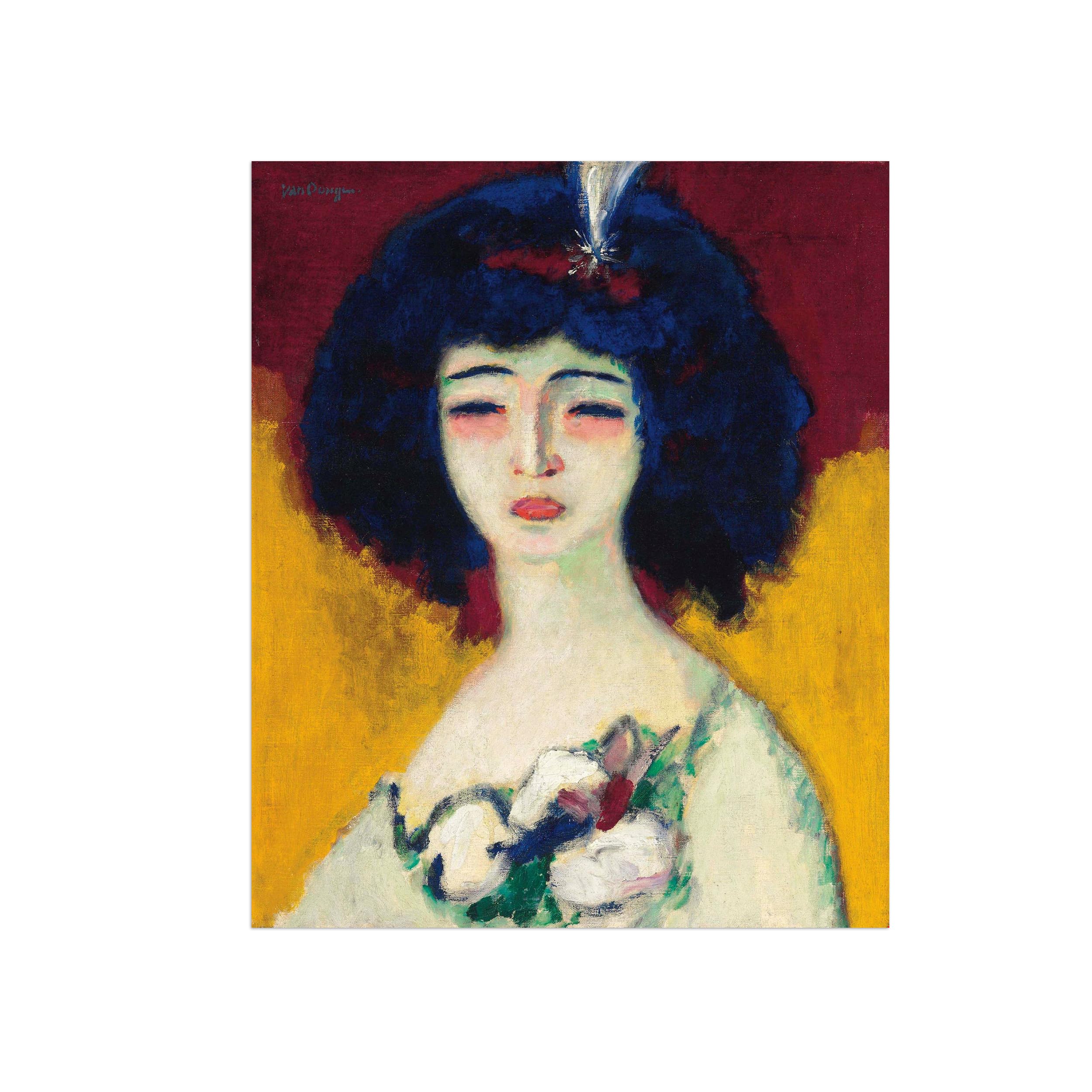 SDYSKKUG Famous Wall Art. Canvas Prints. Woman 6.60x50cm Unframed