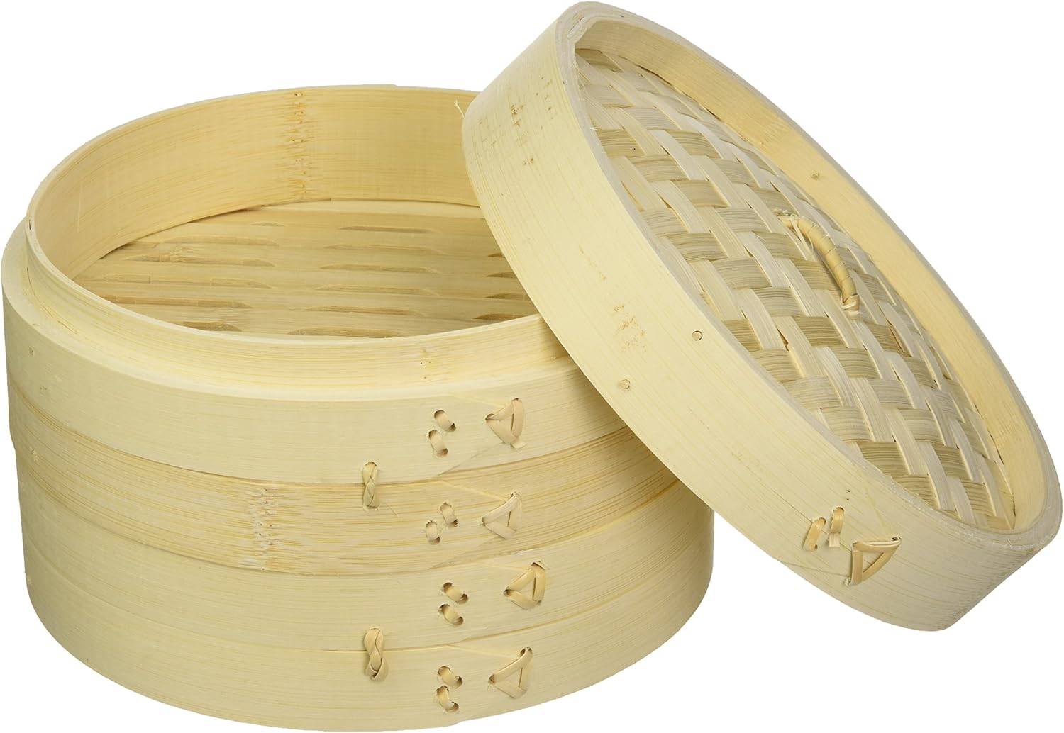 Town Food Service 34208 8" Bamboo Steamer Set