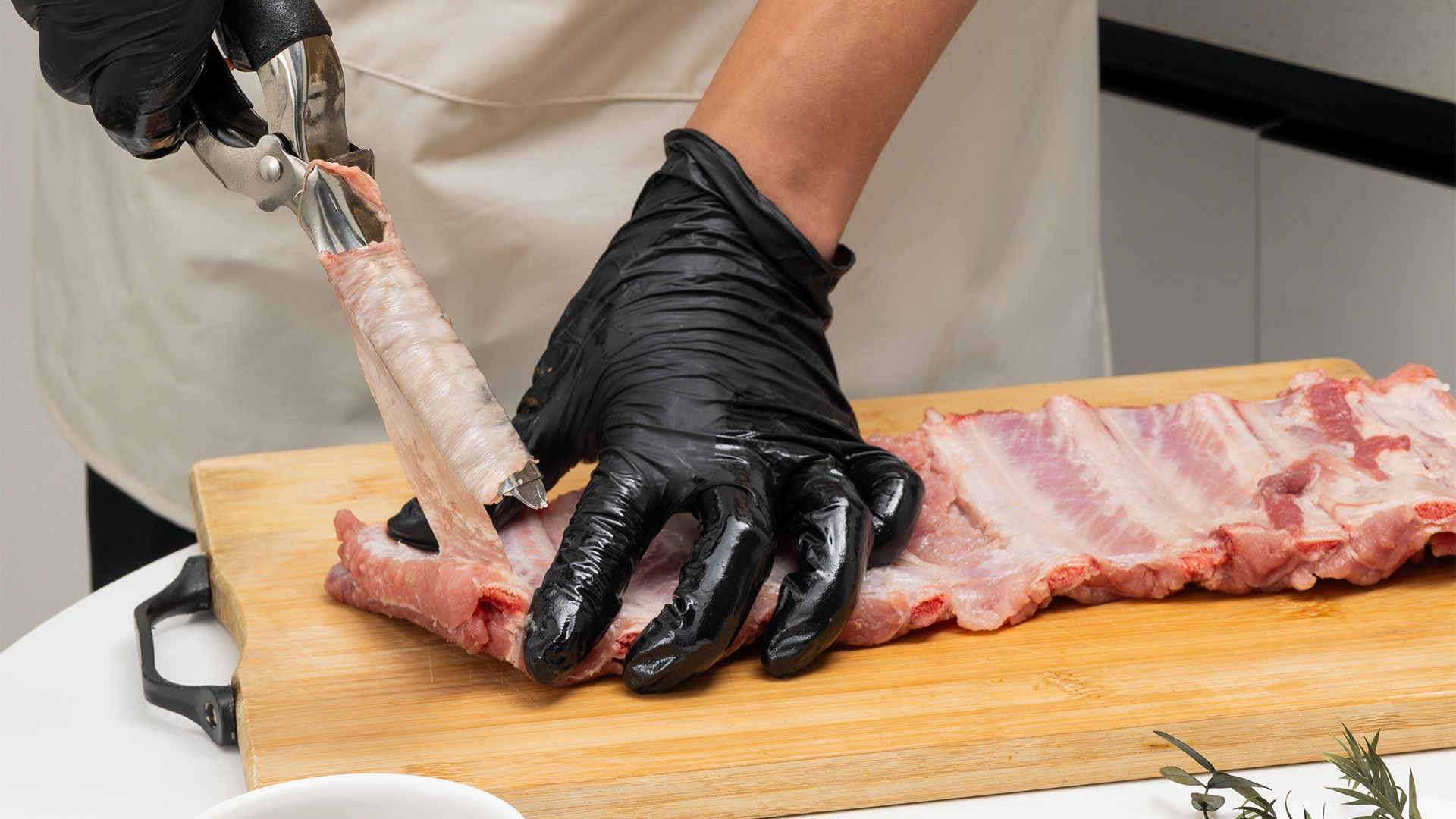 Herramienta para Quitar Membrana de Costillas Acero Inoxidable miniatura 7