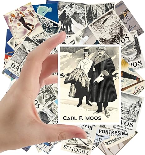 Miniatura 9 de Calcomanías grandes (24 piezas de 2.5 x 3.5 pulgadas) John William Waterhouse Museo Antiguo Pintura Arte Retro Poster Reimpresión