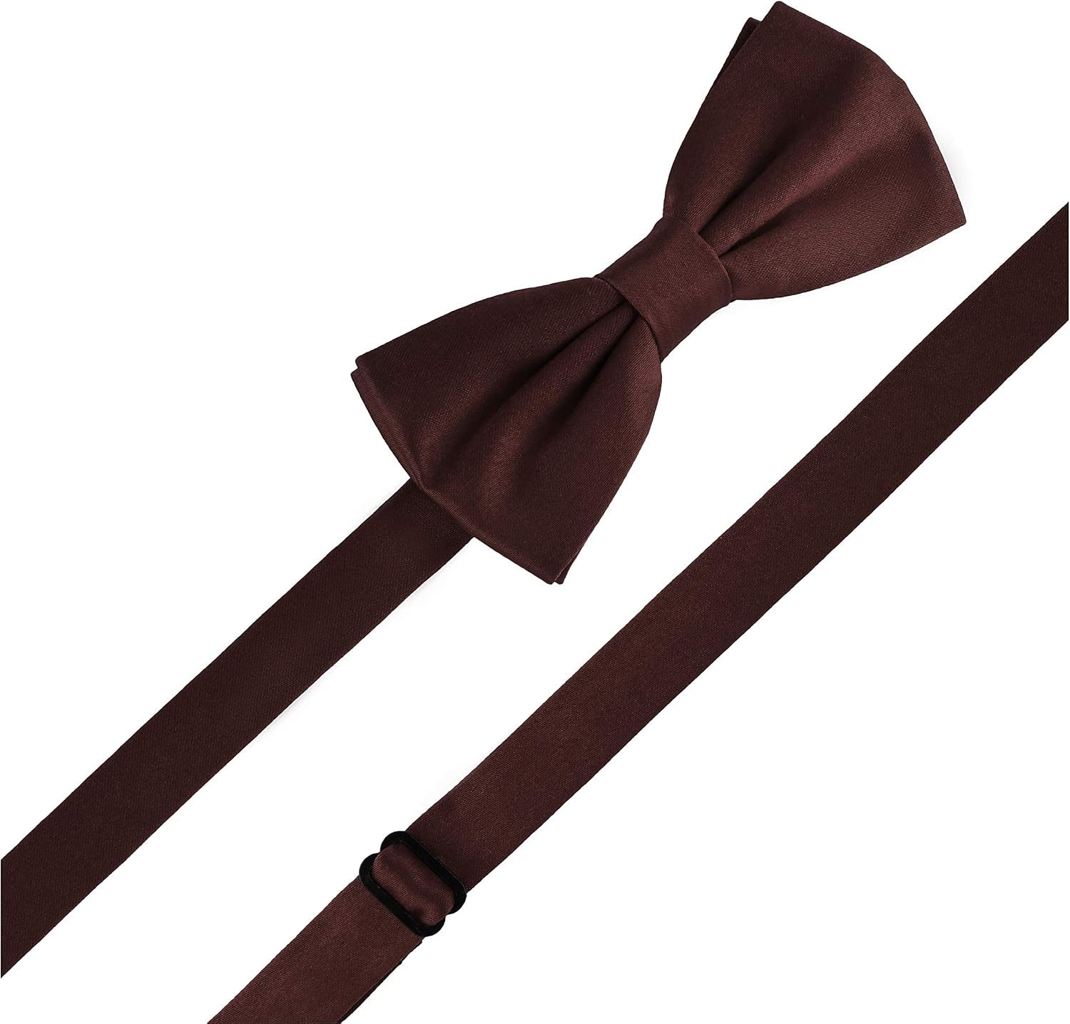Ladeheid Bow Tie for Children Boys with Adjustable Band for Suit Festive Children's Bow Tie Fashion for Boys MJ (10 cm x 5 cm) (10 cm x 5 cm) 10cm x 5cm brown