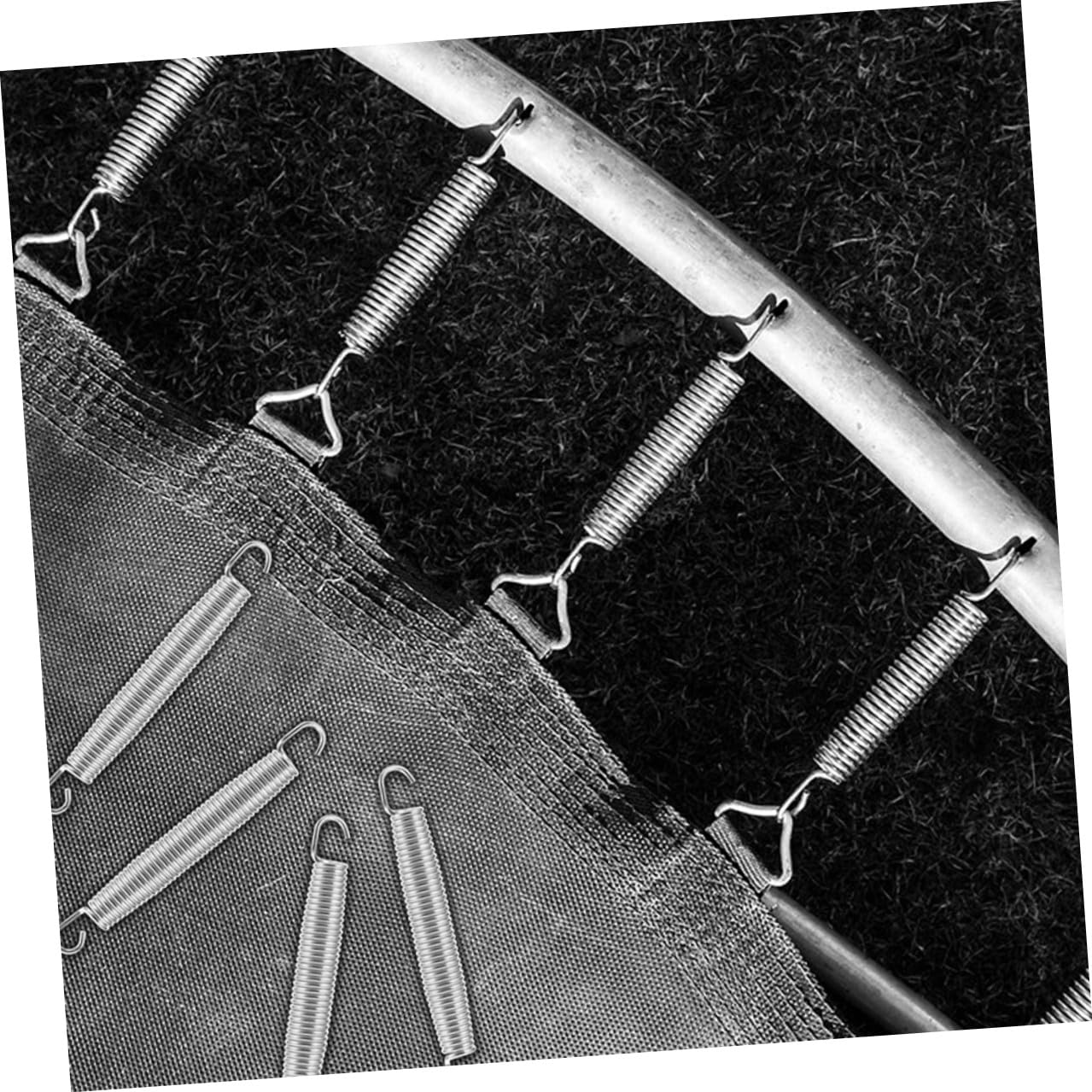 Federn für Trampoline Verzinkte Zugfedern aus Stahldraht Universalfedern als Ersatz und Reparaturteile für Trampoline und Leichtindustrie