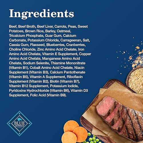 Vista 30 de Blue Buffalo Receta de homestyle Natural Adulto Mojo Mojo de alimentos, Pollo 12.5-Oz Poder (Pack de 12)