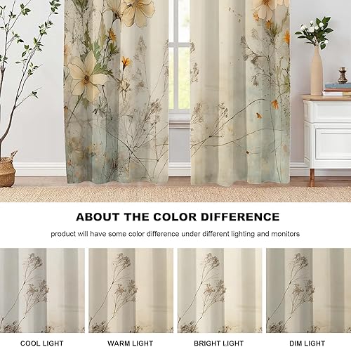 Miniatura 868 de Cenefas de cocina modernas con patrón de cobre marrón dorado para ventanas, cenefas opacas abstractas de marcas de arañazos y cortinas opacas